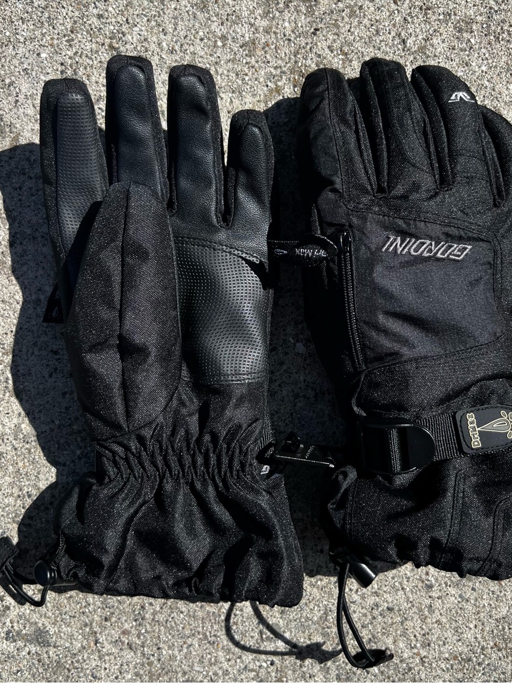 Gordini Men’s Black Insulated Winter Gloves